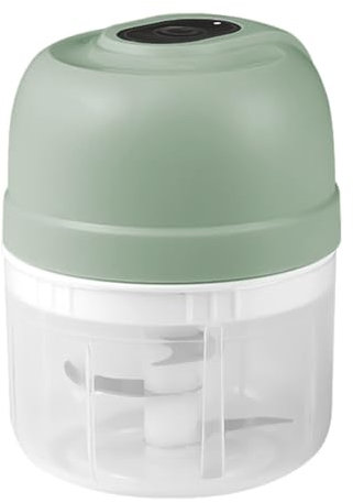 Mini Hachoir Électrique, 250ML Broyeur d'ail Portable Petit Robot Cuisine avec Chargement USB pour Légumes, Piments et Fruits