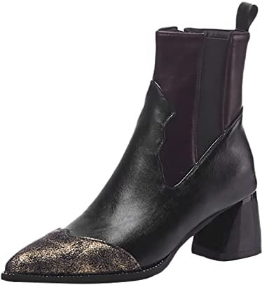 Stivaletti Donna Stivaletti Donna con Tacco E Plateau Discoteca Tronchetto Estivo Donna Stivali Moto Enduro Stivali Pioggia Donna Stivaletti Donna Estive in Pelle Stivali Texani