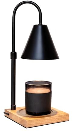 Flamingueo Lampe Chauffe Bougie - Lampe Bougie, Avec Minuterie, Lampe Chauffante Bougie, Intensité Réglable, Chauffe Bougie, Lampe de Chevet