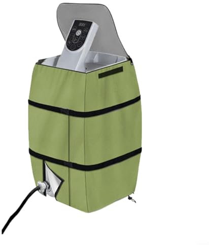 HOHOVYVY Couverture de pompe de piscine, spa chauffé salle de bain chauffage étanche et protection solaire housse de protection chauffage pompe