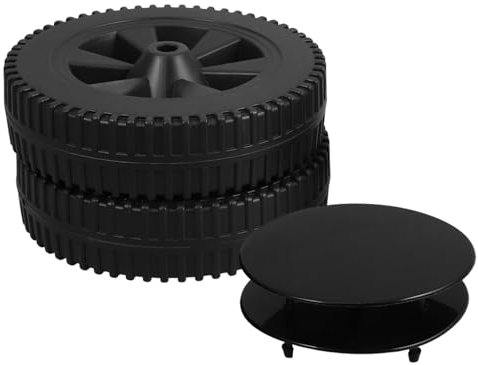 Milisten 2piezas Parrilla De Gas Ruedas De Plástico Movilidad Alta Capacidad De Carga