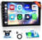 Inefala 2G+64G Android 13 Autoradio para Opel Astra H 2004-2008/Zafira B 2005-2015,9 Pantalla Radio de Coche con Carplay Inalámbrico Android Auto GPS WiFi BT RDS/FM USB SWC Micrófono Retrocámara