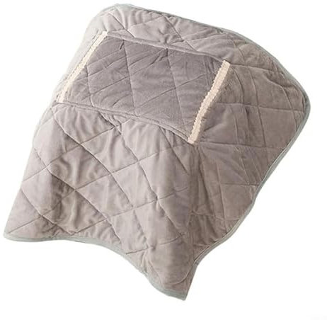 Gemütliche Heizdecke mit Taschenaufbewahrung, leichter beheizter Überwurf für alle Anlässe (Grau)