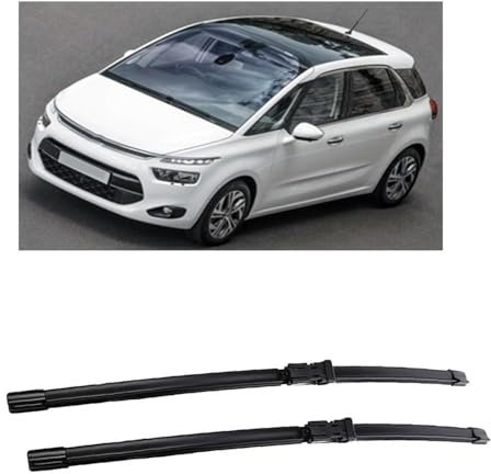 2 Stück Scheibenwischer für Citroen C4 Grand Picasso / C4 Picasso MK2 2013-2022 30+30, Frontscheibe Windschutzscheibe Fensterbürsten Vorderseite Scheibenwischerblätter
