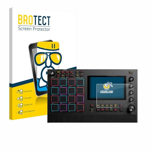 BROTECT Schutzglas für Akai MPC Live III | Transparenter Displayschutz Made in Germany Schutzfolie Panzer Folie Glas 9H Anti-Fingerprint Einfache Montage Clear