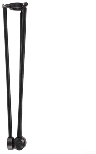 Autilyshop Trépied de mesure en métal pour station totale avec design pliable 40 cm longueur 12 mm diamètre tige 29 mm pied rond antidérapant stable support pour arpentage E
