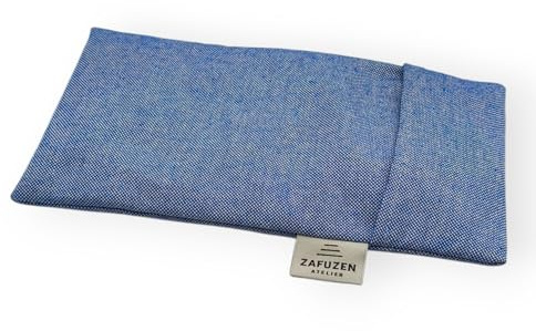 ZAFUZEN Cuscino per Occhi Yoga con Fodera Lavabile – Sky