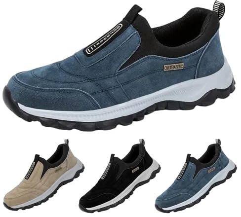Sneakers Uomo Scarpe Ginnastica Estive Uomo Senza Lacci Slip On Scarpe Running Corsa Camminata Cameriere Jogging Trekking Outdoor Sportive Palestra Sneakers da Lavoro Comode Leggere Traspiranti