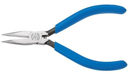 Klein Tools D322-41/2C Electronics Pliers, Slim Long-Nose, Spring-Loaded