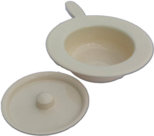 CareLiv Stechbecken Kunststoff, Creme - Steckbecken Bettpfanne