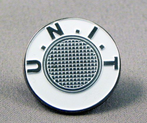 Großer (30 mm) Metall-Emaille-Anstecker mit Doctor Who Torchwood Unit Insignia-Symbol (30 mm Durchmesser)