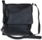 Girly Handbags Womens Genuine Soft Leather Italian Cross Body Messenger Bag Vera Plelle Shoulder Bag Flap Zipper - Black