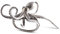 Vagabond House Serviettenring aus Zinn, mit Oktopus-Motiv, 8,9 cm breit, handgefertigt