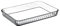 Borcam rechteckige Back- Koch- Bratform, obere Maße: 400x270 mm, 3800cc von Pasabahce