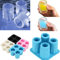 4 Coupe Forme Silicone Shooter Verre Moule À Glaçons