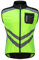WOSAWE Homme Bicyclette Gilet Respirant Sans Manches Veste Réfléchissante Haute Visibilité Pour La Course et Le Cyclisme (BL208 Vert L)