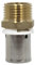 IBP Bänninger - Raccord à sertir - Lot de 10 raccords PER à sertir Ø16x1,5 - Mâle 1/2 (15/21) - IBP Bänninger