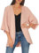 Malito Femme Veste Laine-Cardigan Gilet Gaine 0185 (Rose)