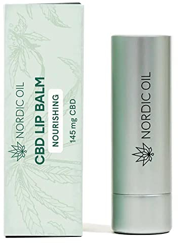 CBD Lip Balm mit 3% CBD | Bio Lippenbalsam für trockene Lippen mit Avocado | 1 Balm | MADE IN EU | NORDIC OIL