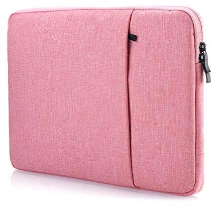 ProElife 12-12,5 Zoll Laptop Sleeve Case Cover Canvas Tablet Schutzhülle Tasche für 12,3 Zoll Surface Pro 4-7 (2020-2017), MacBook 12/MacBook Air 11,6 Zoll (Pink)