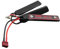 Begadi 'AMAX' LiPo Akku 11,1V 1100mAh 20C Triple Stick mit Dean & Adapter auf Mini TAM 21x6,5x100 mm
