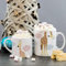 Personalised Adult and Child Family Mug Set - Hot Chocolate, Baby Chino Mug Set, Perfect for Christmas Eve Gift, Mother’s Day or Father’s Day (Giraffe Family Mug Set)