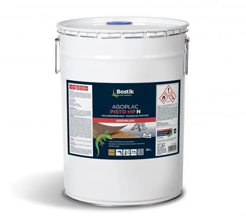 Agoplac Pisto HP Colle Contact Pistolable, 25 L, Rouge