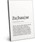 ARTFAVES® Worterklärung Zuhause | Definition Bild schwarz-Weiss als Geschenk | Holzschild mit Spruch zum Thema Familie/Zuhause/Liebe