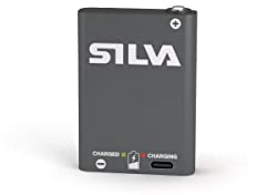 Silva Rechargeable Hybrid Battery 1.25Ah - Rechargable with USB-C - Water-Resistant IPX5 Standard - 25 g - Built-in Battery Level Indicator - Fits all Silva Models with Hybrid Technology