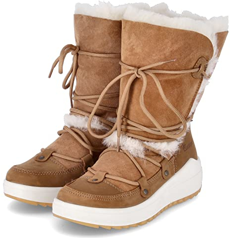 Kastinger Wannera Damenschuhe Stiefel Schnürer Braun Freizeit, Schuhgröße:38 EU