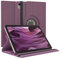 EAZY CASE - Funda para iPad Mini 6 (2021) Protectora Tablet Smart Cover Soporte Giratorio Estuche Plegable 360° rotativo con función Atril Cuero sintético Lila