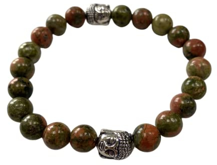 VIE Buddha-Armband (Unakite)