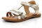 KICKERS Garçon Fille DIAMANTO Sandale, Or Pony, 25 EU