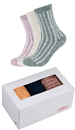 s.Oliver Unisex Sockenbox 3er Pack 39/42 stormy sea