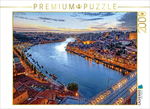 CALVENDO Puzzle Douro Fluss am Abend 2000 Teile Puzzle quer | Lege-Größe cm Foto-Puzzle für glückliche Stunden