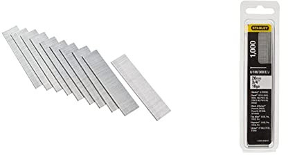 STANLEY 1-SWKBN1187T - Clavo/brad 8/300 / e/tipo j - 30mm - 1000 u. & 1-SWKBN075T - Clavo/brad 8/300 / e/tipo j - 20mm - 1000 u.