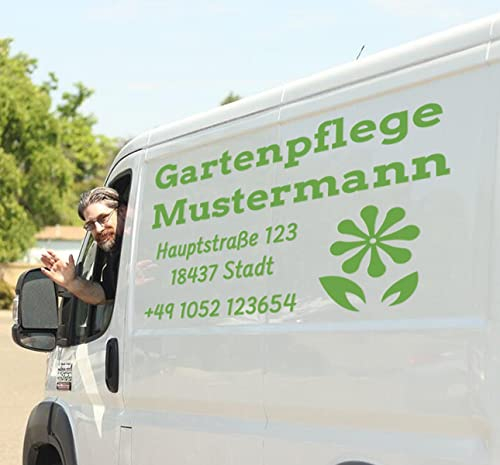 Logo selbst gestalten - Selbstklebend - Individuell einsetzbar mit eigenem Motiv