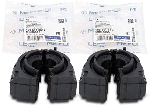 2 x Original MEYLE 1005110011 Stable Bearing Rear Axle Compatible with A3 8P1 2003-2012 Altea 5P1 1.4L-2.0L 2004-Present Octavia II 1Z3 2004-2013 Golf V 1K1 2003. -2008