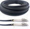 Elfcam® - Cavo in fibra ottica da LC/UPC a LC/UPC OM3 Duplex Multimodale 50/125um G657A2 per Esterno e Interno, 120 Metri