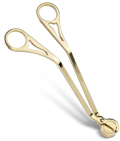 Upgrade Kerzendochtschneider, polierter Edelstahl, Kerzendochtschneider, Kerzenschneider hält Kerzen im Inneren sauber, Kerzenschneider Docht poliert für Sie, um den verbrauchten Docht sicher zu