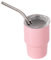 Bicchierini da Shot Mini 88,7ml, Mini Tumbler con Cannuccia Portatili Set di Bicchierini con Coperchi Bicchieri da Liquore da Bar Set Regalo Bicchierini per Cocktail Festa Viaggio Campeggio