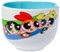 Silver Buffalo The Powerpuff Girls Rainbow Girl Power Featuring Blossom, Bubbles, and Buttercup Ceramic Ramen Noodle Rice Bowl with Chopsticks, Microwave Safe, 20 Ounces