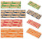 ESSENTIAL 100 Stück sortierte verpackte, flach gestreifte Münzrollen, Münzrollen für Quarter, Dimes, Nickels, Pennies