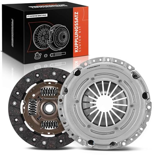 Frankberg Kupplungssatz mit Ausrückgabel 17 Zähne Kompatibel mit Colt VI Z2A Z3A 1.3L 1.5L 2004-2012 Forfour 454 1.3L 1.5L 2004-2006 Fortwo Cabrio/Coupe 451 1.0L 2008-Heute Replace# A4542500601