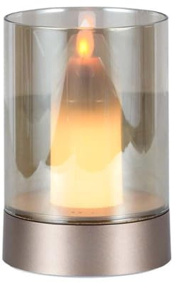 V-TAC VT-7564 Tischlampe LED Kerze 2W 3000K mit wiederaufladbarem Akku mit Bewegungsmelder Farbe Champagner Gold - SKU 10566