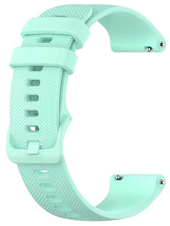OcioDual Bracelet Montre Connectée, Bracelet Montre 20mm en Silicone, à Dégagement Rapide, Bracelets de Montres pour Femme, Bracelets de Montres pour Homme, Modèles Universels, Turquoise