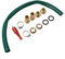 Regenfass-Anschluss-Set, 3/4-Zoll-Schlauchanschluss, 50-cm-Verbindungsschlauch-Lochstanze, Eimer-Serien-Anschluss