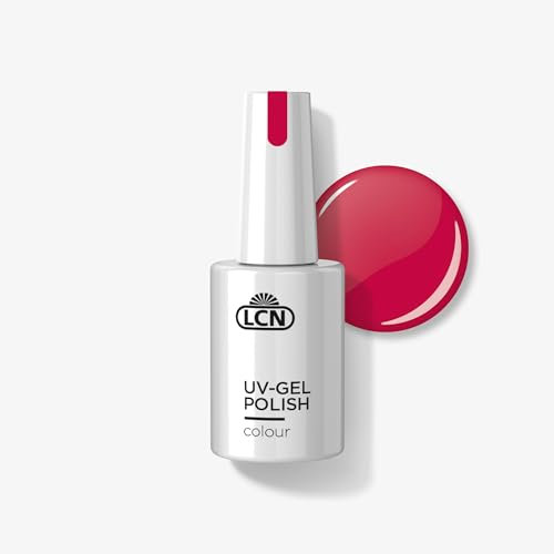LCN UV-Nagellack Pop Art Pink– Deckender und langanhaltender Shellac – Schonende Soak-off Ablösung – Vegan, tierversuchsfrei und HEMA-frei – 10 ml