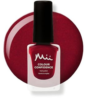 Mii Colour Confidence Quick Dry & Long Lasting Nail Polish - Fast Drying, Strengthening Formula with Nourishing Ingredients | 14ml | Madame Rouge, Bronze Red