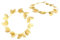PACKOVE 3St Blatt Kopfbedeckung halloween kopfschmuck halloween kopfbedeckung trachten zubehör Brautkopfschmuck Blattring bilden Tiara Blattkopf Kopf Kranz Gold Blatt Stirnband Kleidung